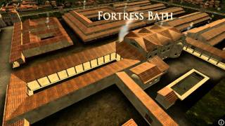 Animation of ancient Roman Fort in Caerleon Wales [upl. by Spears988]