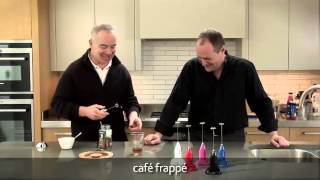 How to make a frappé coffee using an aerolatte milk frother [upl. by Aneehsat659]