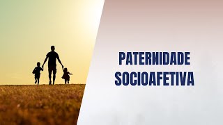 Paternidade socioafetiva [upl. by Baiss]