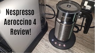 Nespresso Aeroccino 4 Milk Frother Review  Worth upgrading from the Aeroccino 3 [upl. by Enileuqaj]