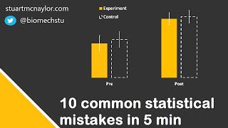 Ten Statistical Mistakes in 5 Min [upl. by Alliuqa662]