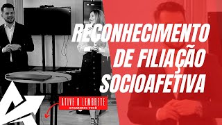 DIREITO DE FAMÍLIA Reconhecimento de filiação socioafetiva [upl. by Ahsatal]