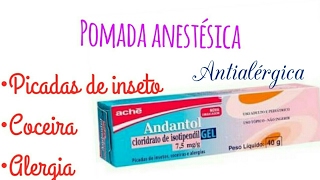 Resenha PomadaAndantol Gel [upl. by Yelkao]